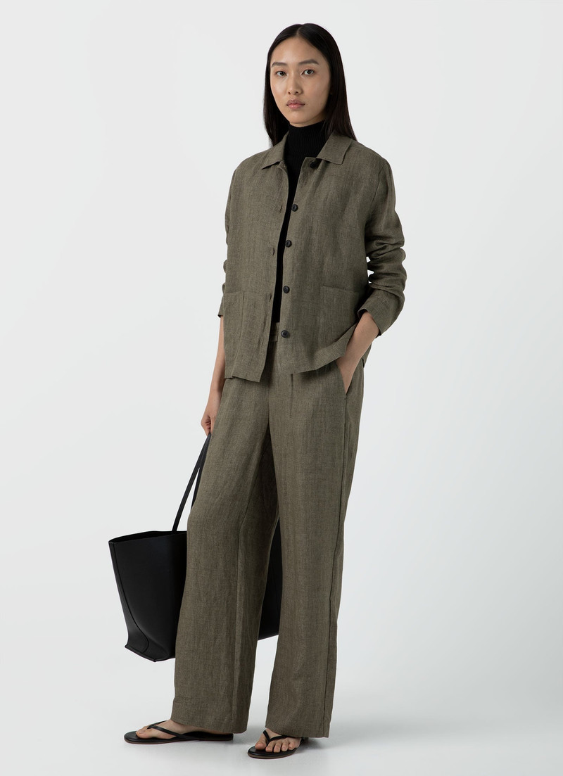 Sunspel Drawstring Wide Leg Trouser outlook