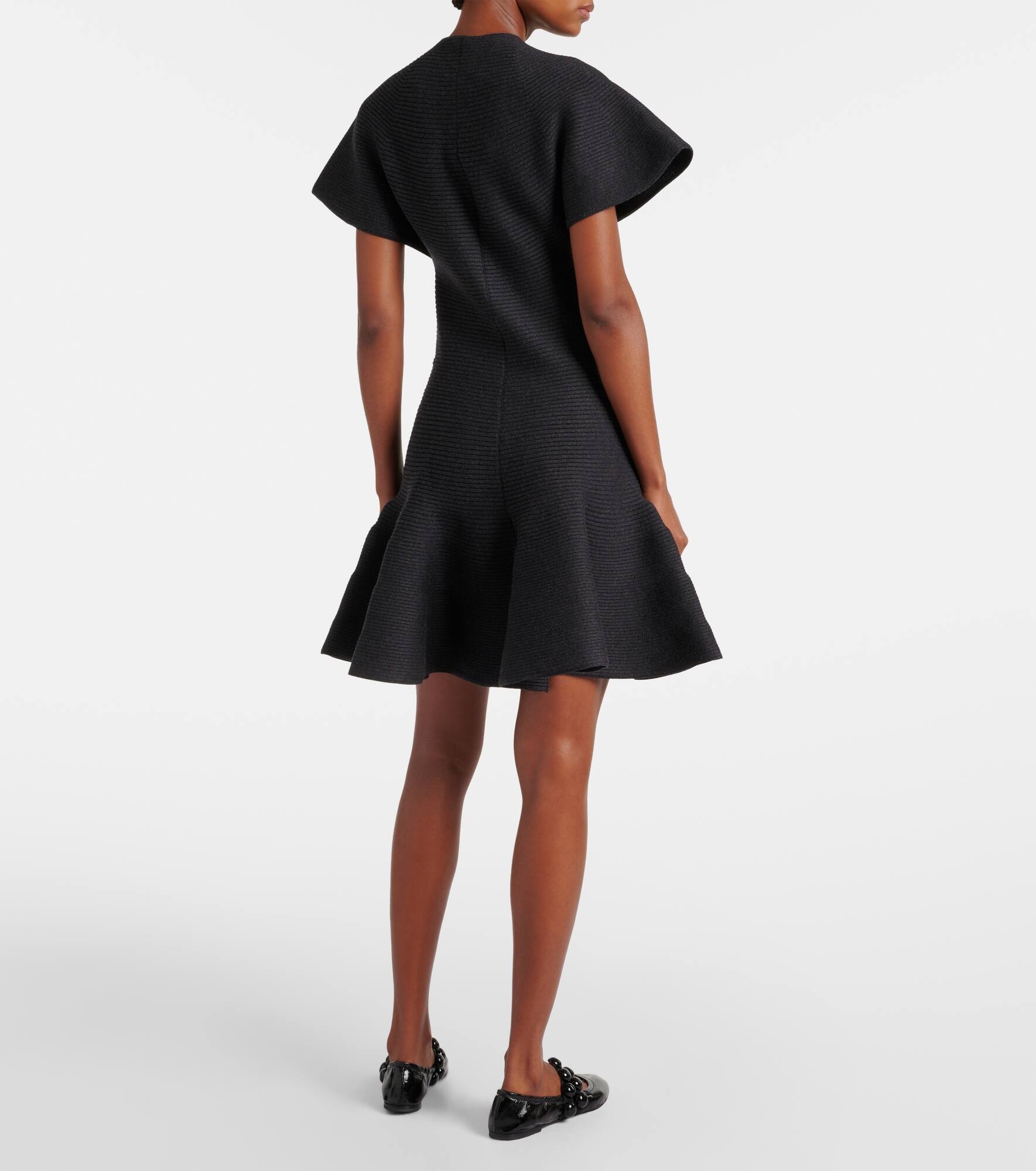 Wool-blend minidress - 3