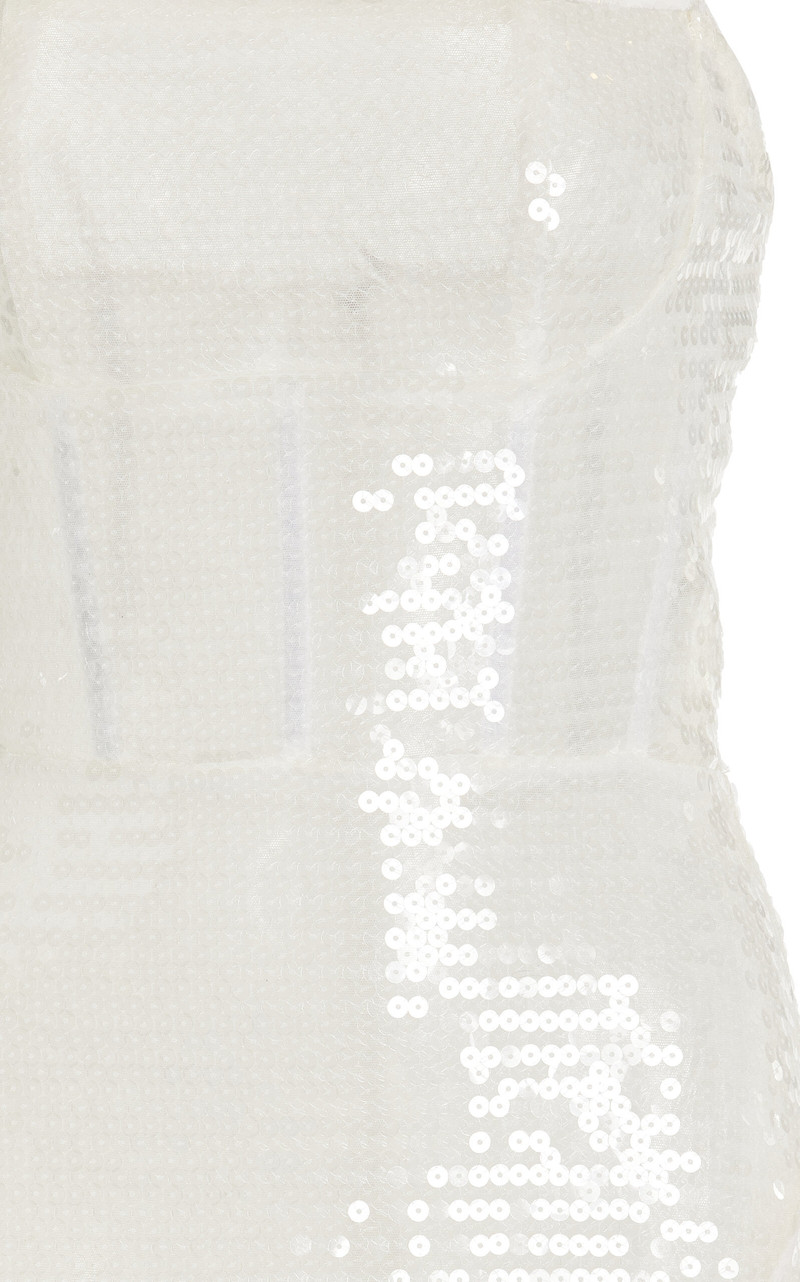 Kendall Sequined Maxi Dress white 5