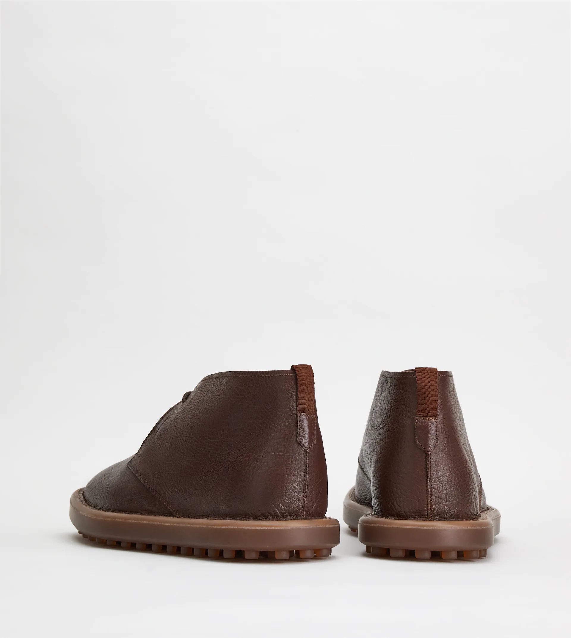 DESERT BOOTS IN LEATHER - BROWN - 3