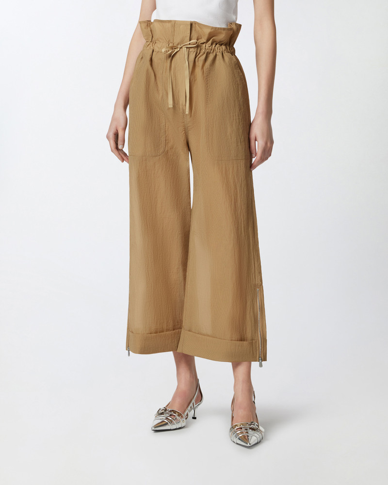 WIDE CULOTTE TROUSERS IN LIGHT FABRIC 3