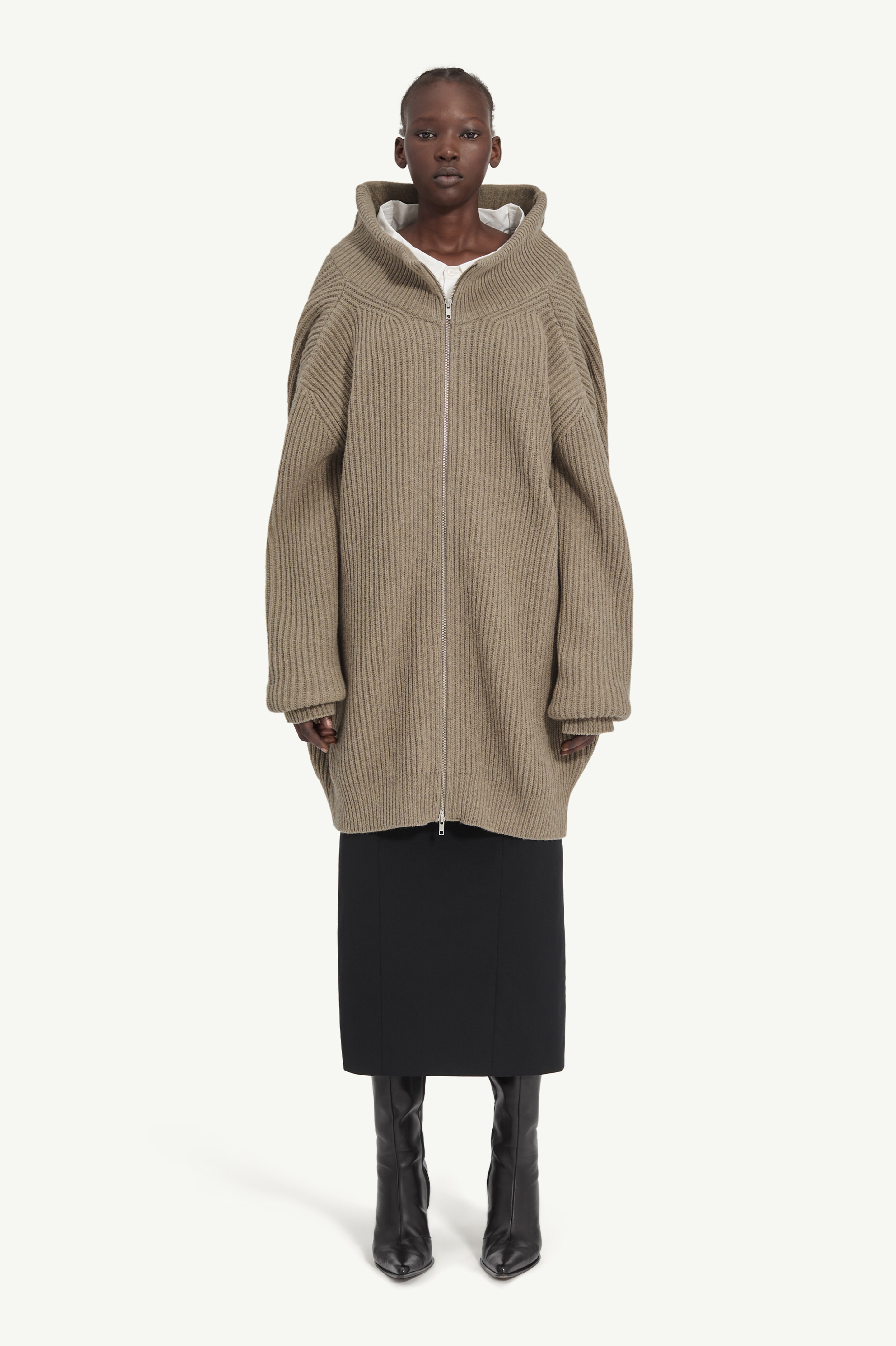 Ribbed knit cardigan - 5