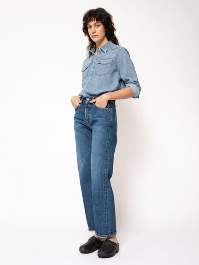 Nudie Jeans Stella Western Shirt Light Stonewash Denim outlook