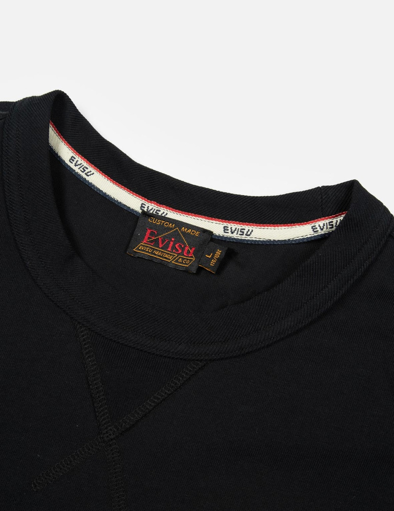 ALLOVER KOI SEAGULL AND BRUSHSTROKE PRINT LOOSE FIT T-SHIRT 9