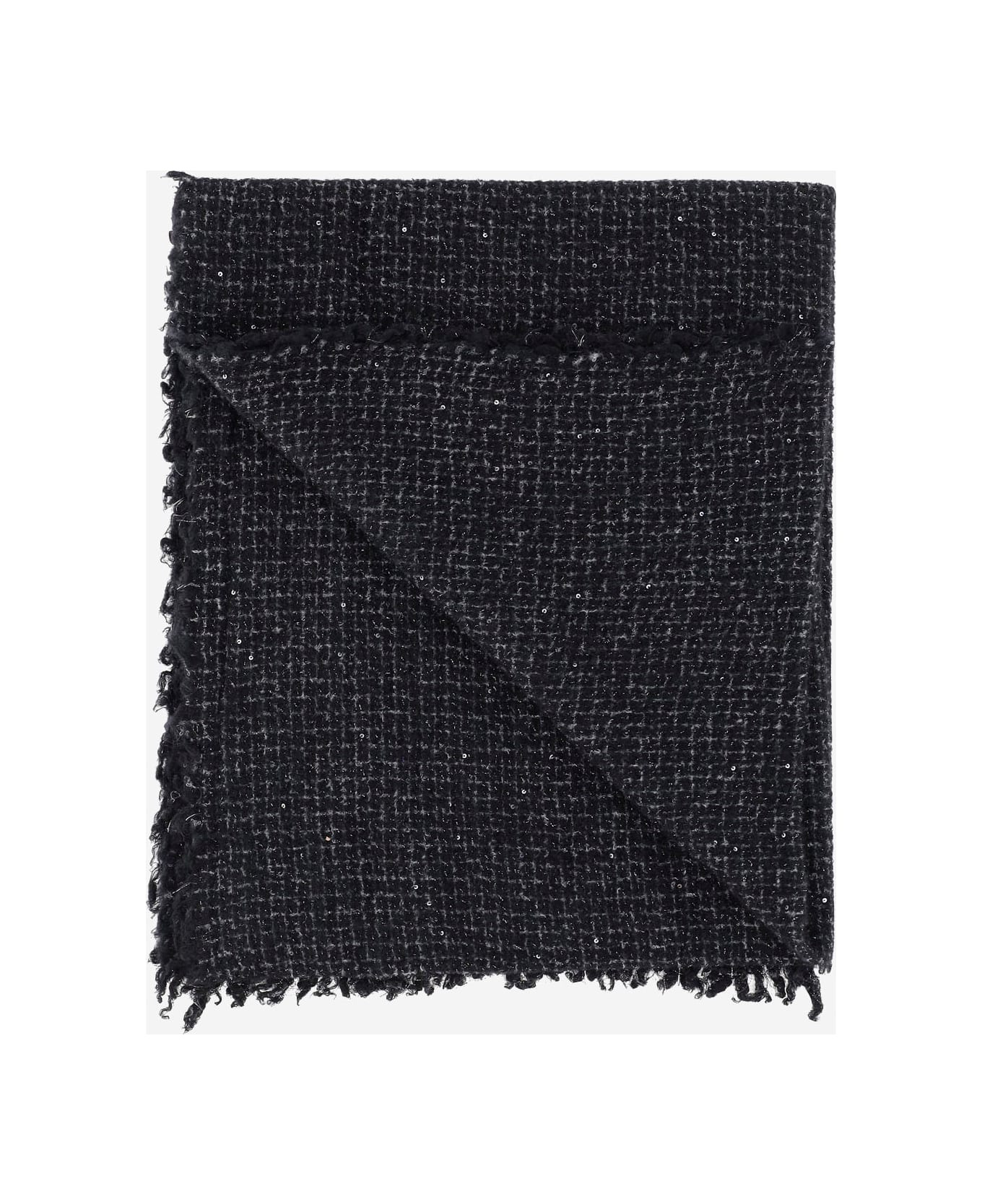 Elisa Cashmere Blend Scarf With Sequins - 3