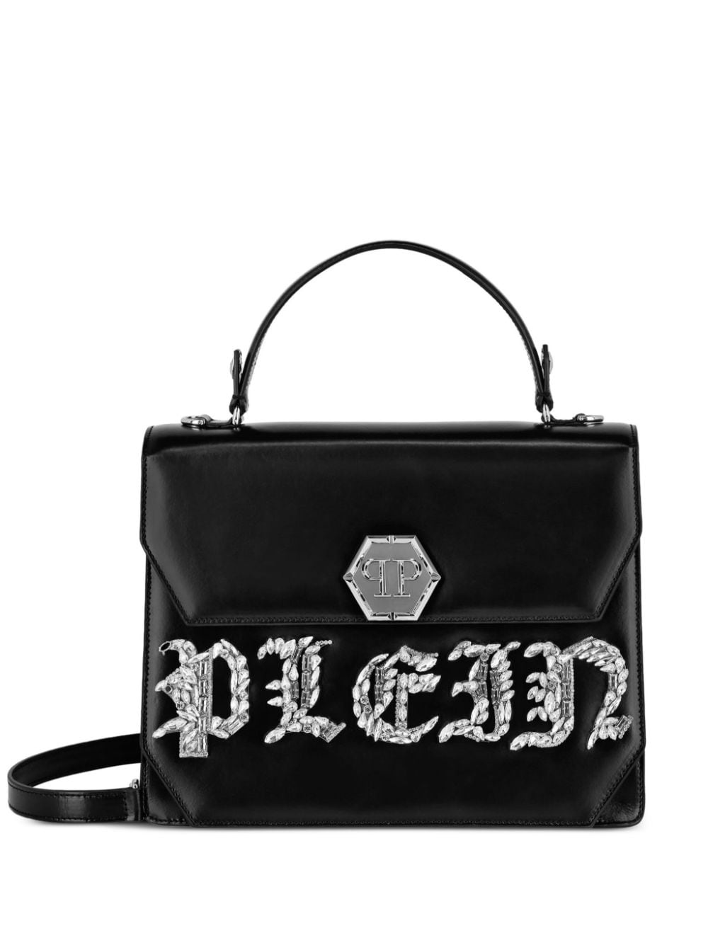 Gothic Plein large leather bag - 1