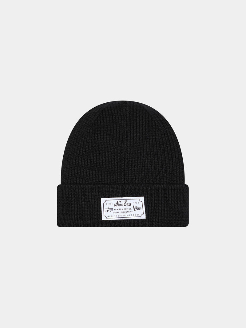 ALPHA INDUSTRIES CHICAGO BLACKHAWKS X ALPHA X NEW ERA SHORT CUFF BEANIE outlook