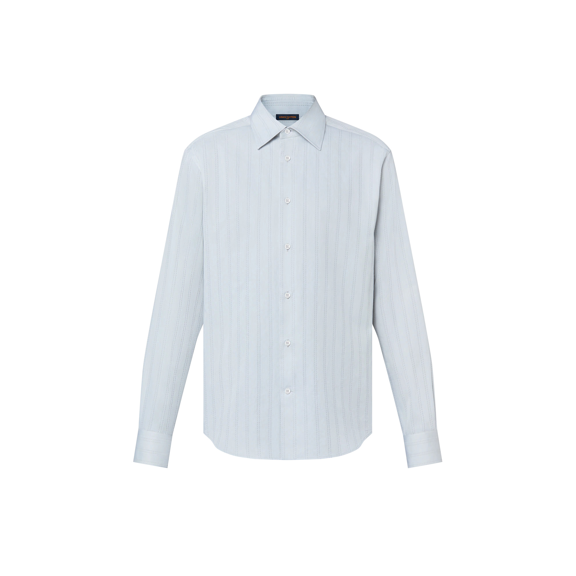 Long-Sleeved Cotton Shirt - 1