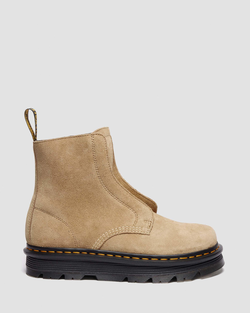 ZEBZAG LACELESS Slip On Suede Boots - 1