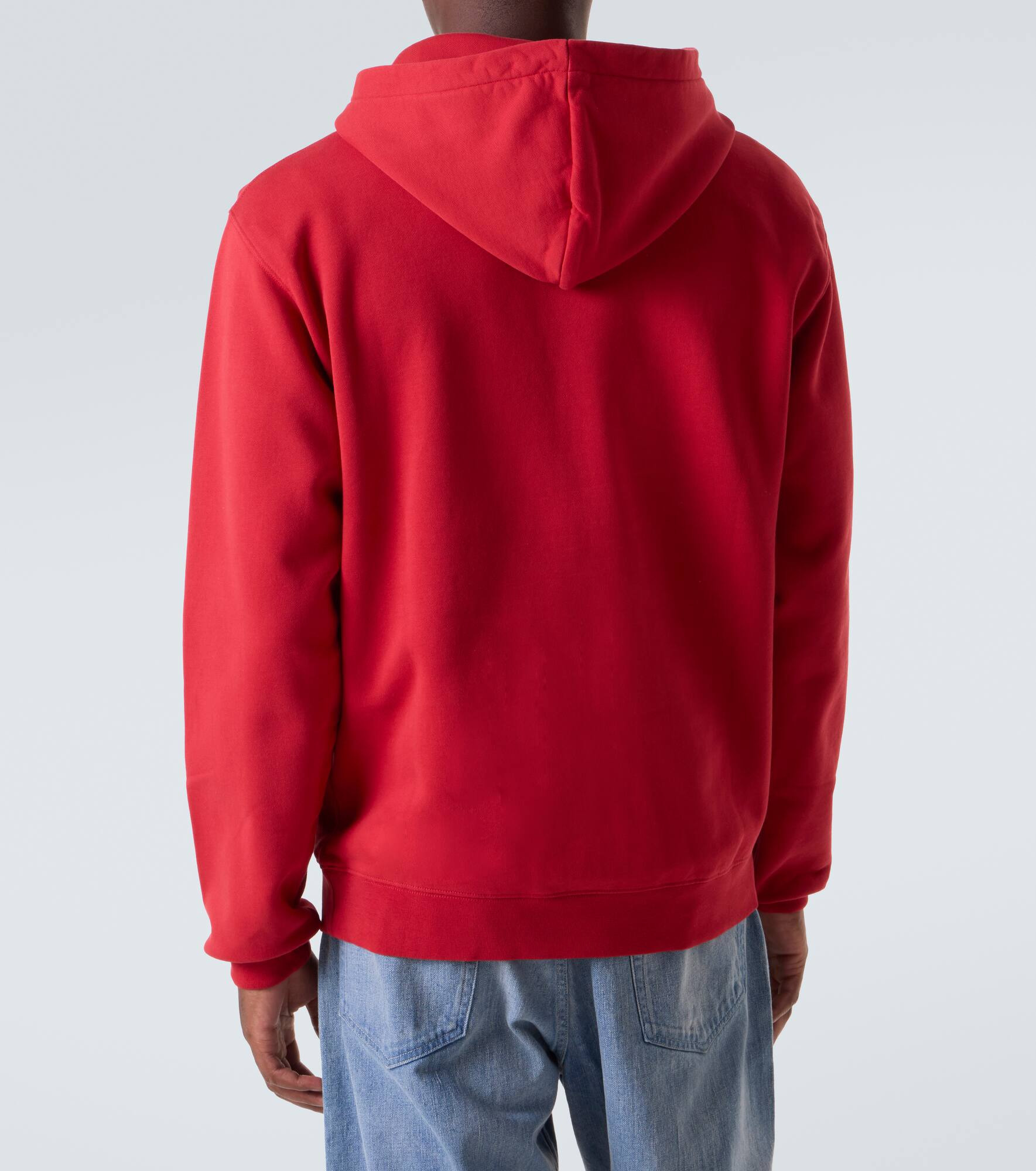 Gros Grain cotton fleece hoodie - 4