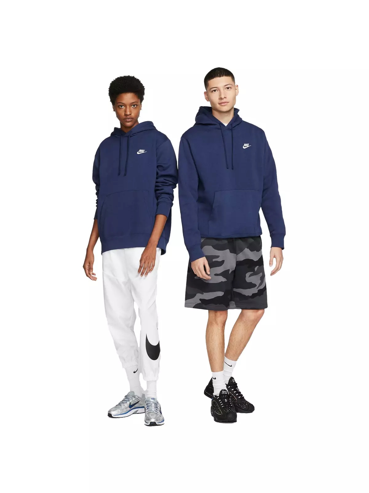 Unisex Navy Sportswear Club Fleece Pullover - 5