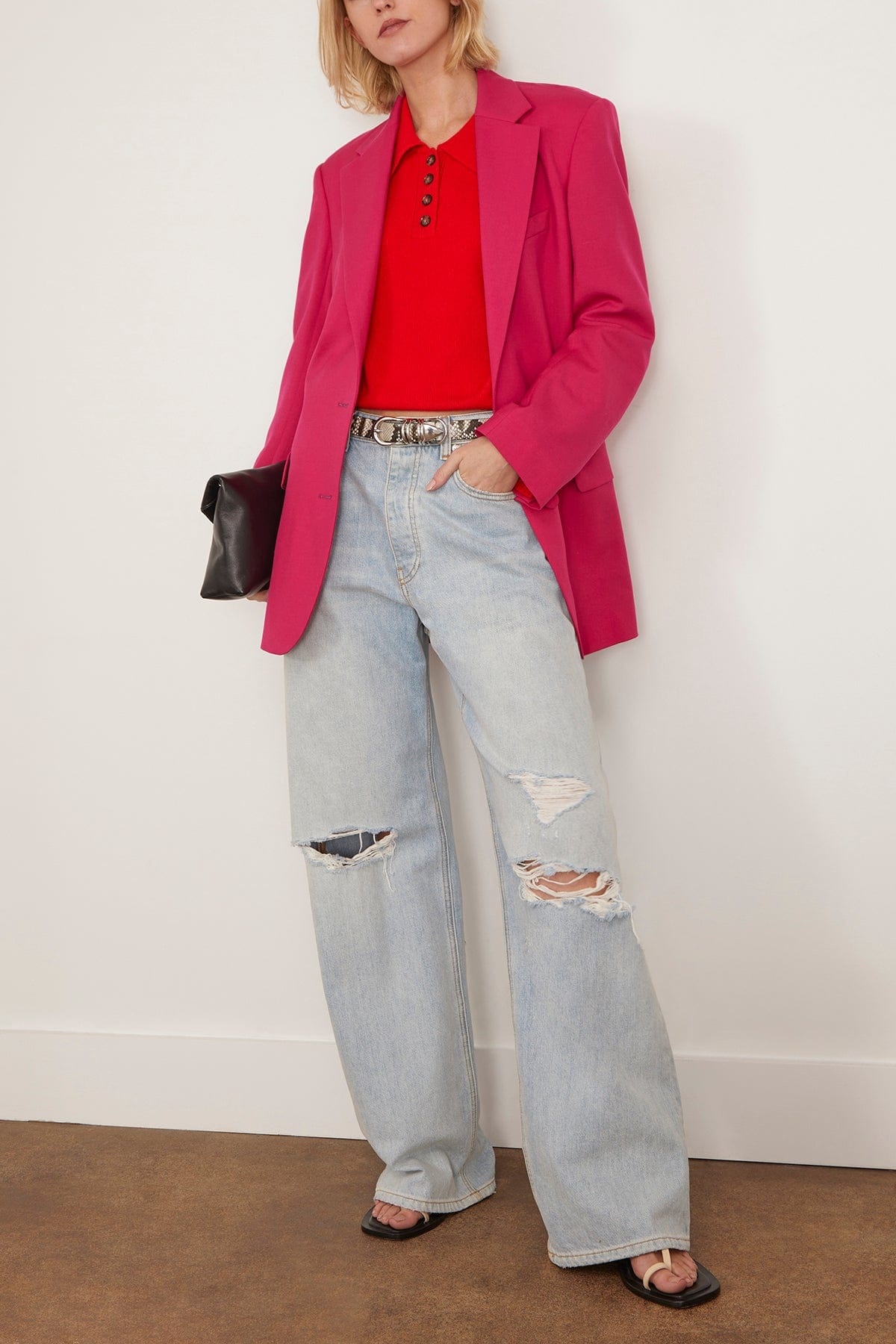 Basti Jacket in Fuchsia - 2
