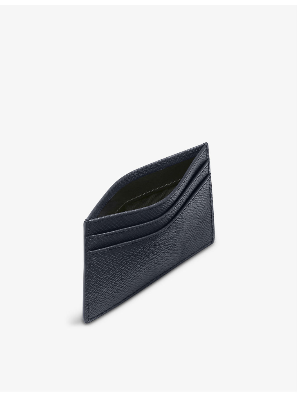 Panama croc-embossed leather cardholder - 2
