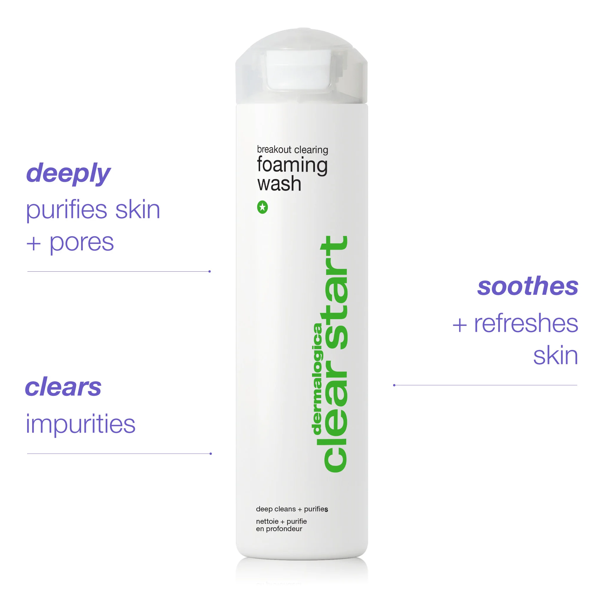 breakout clearing foaming wash - 1