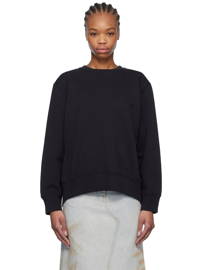 Black Spliced Logo Sweatshirt 1