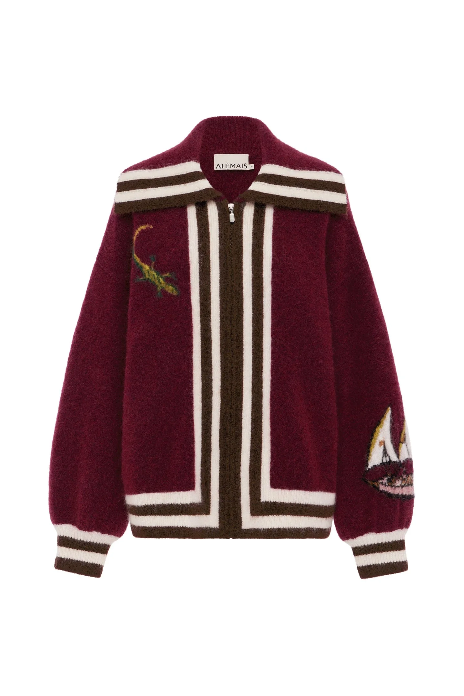 Mokshini Zip Up Cardigan - 1