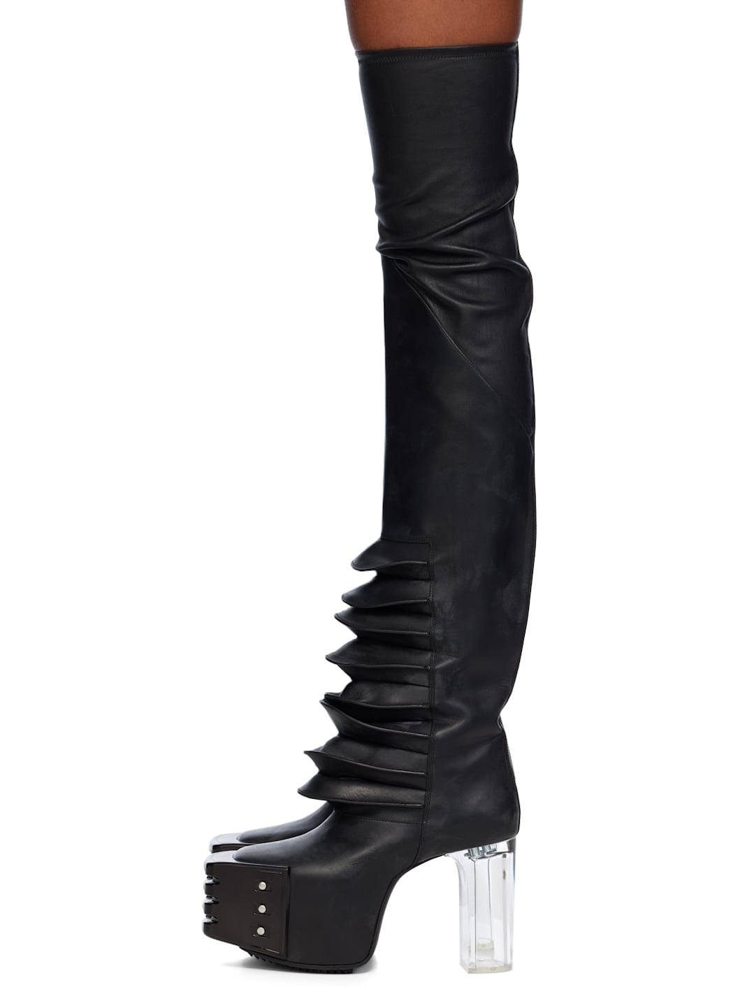 Black Porterville Flared Kiss Boots - 3