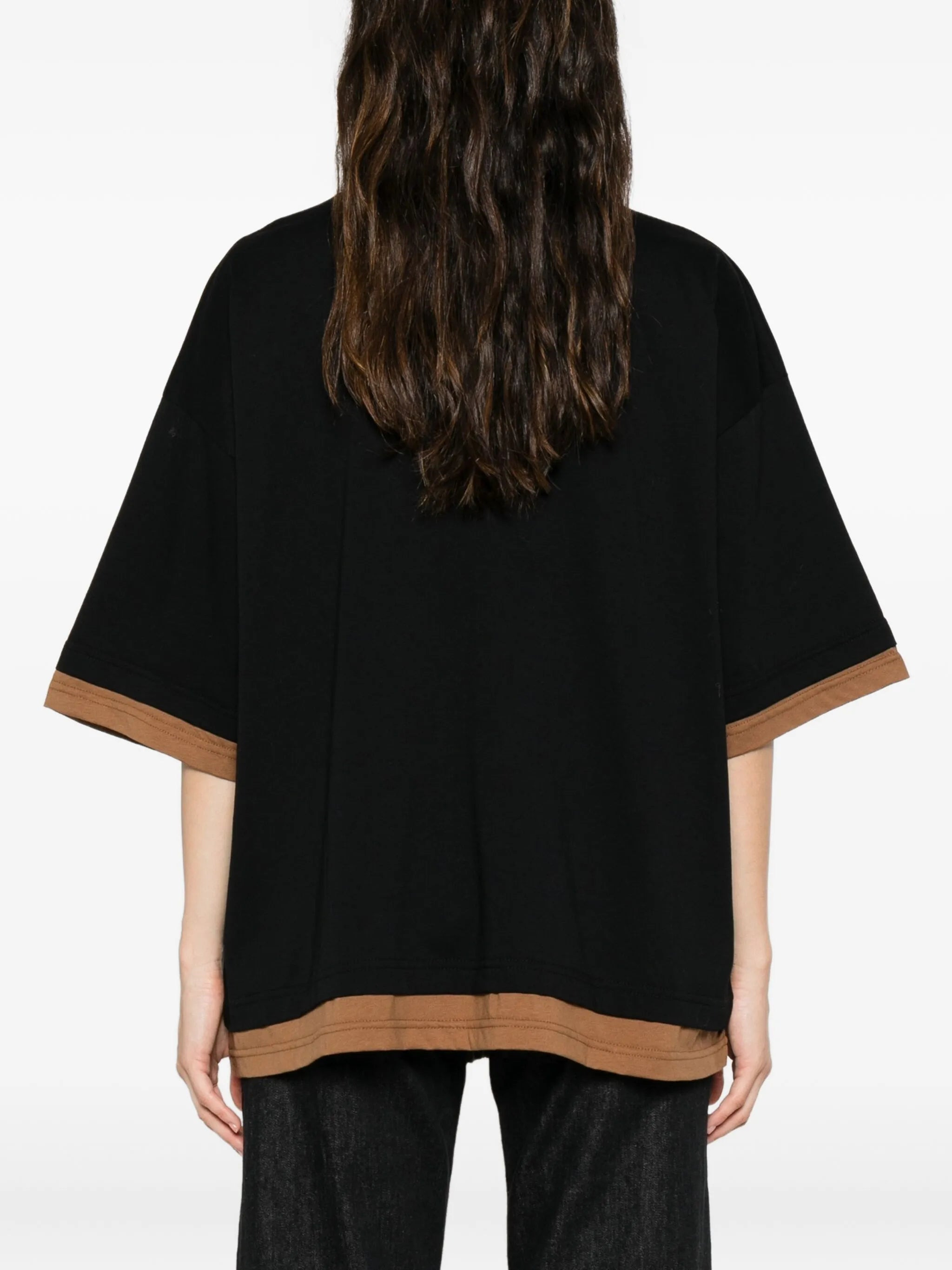 Gcds Leopard-print Trim T-shirt - 4