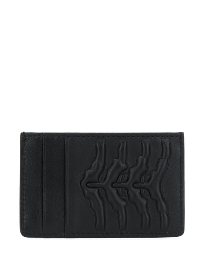 Alexander McQueen Rib Cage embossed cardholder outlook