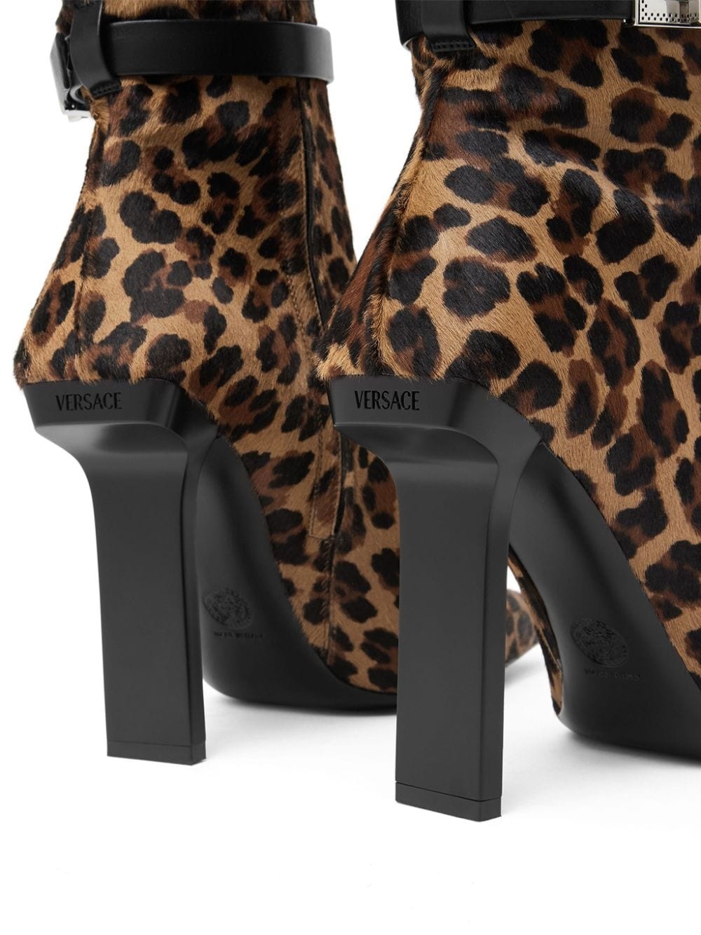 leopard-print boots - 4