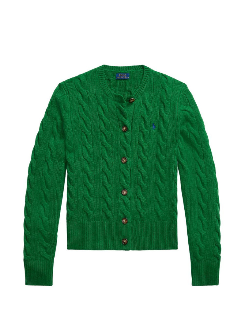 cable-knit cardigan 1