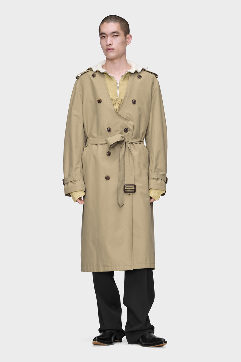 Folded Collar Trench Coat 5