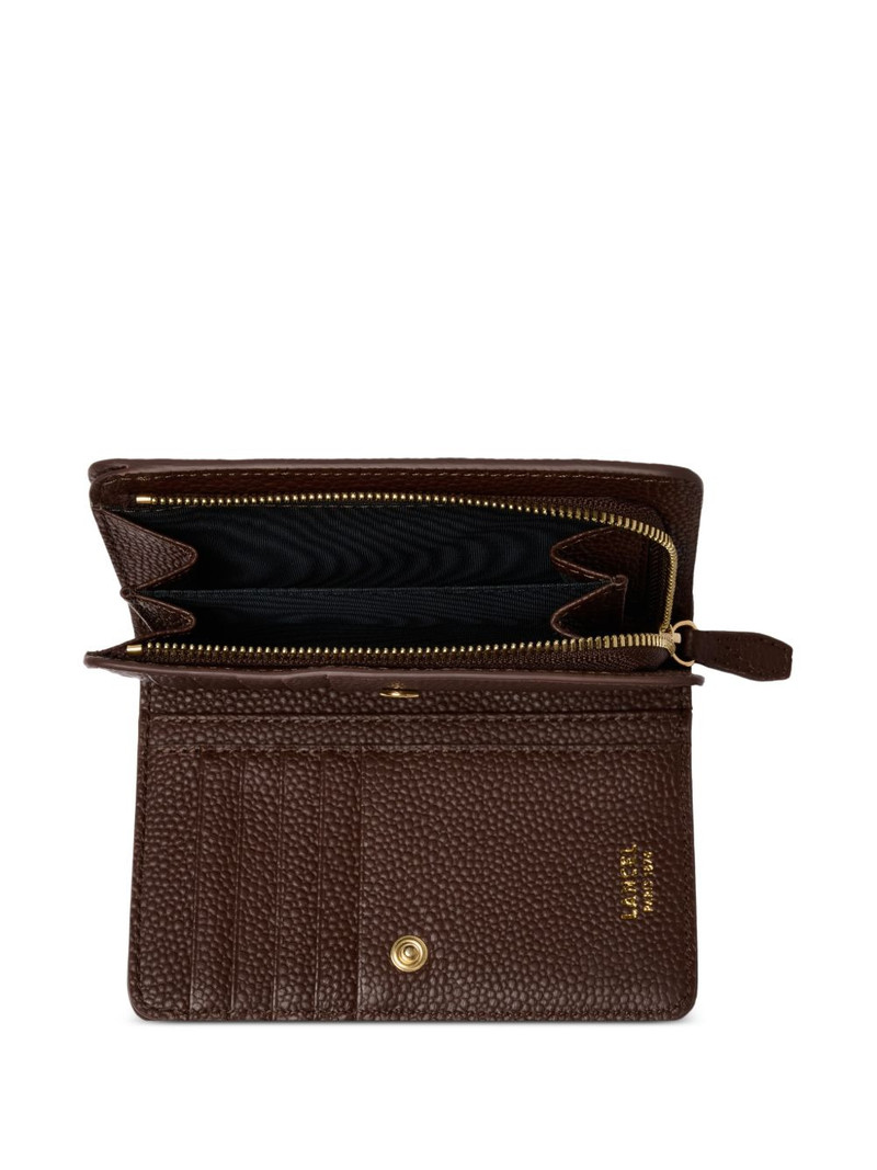 Ninon rectangular-zip leather wallet 5