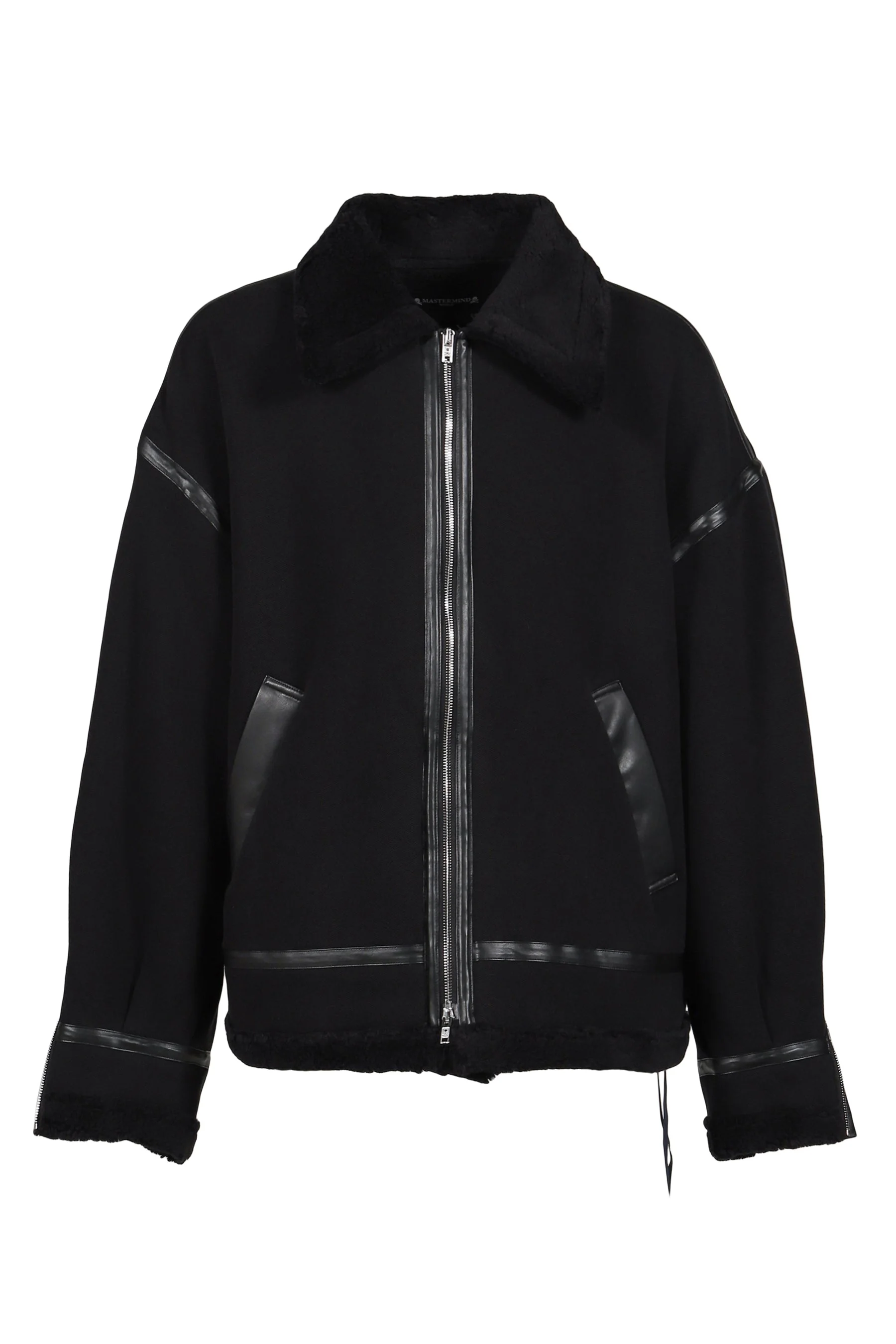 COTTON MUTON JACKET / BLK - 1