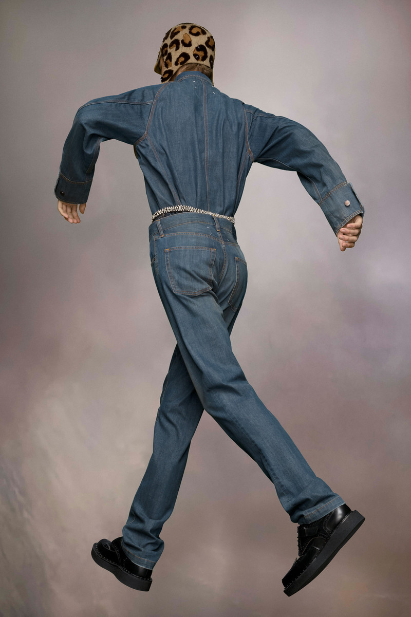 Americana wash turn-up jeans 4