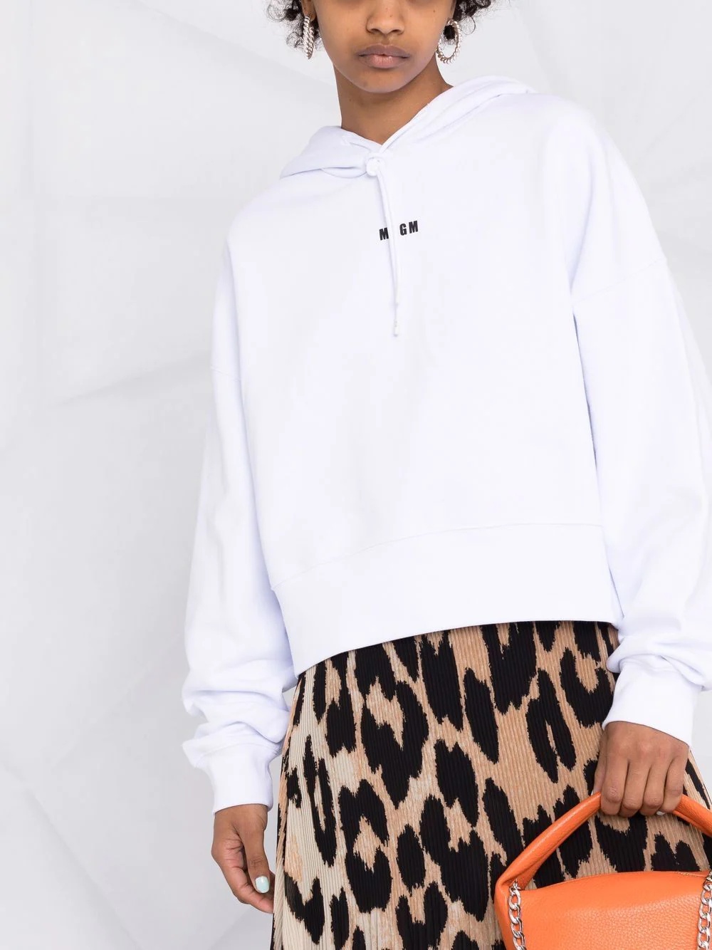 logo-print pullover hoodie - 5