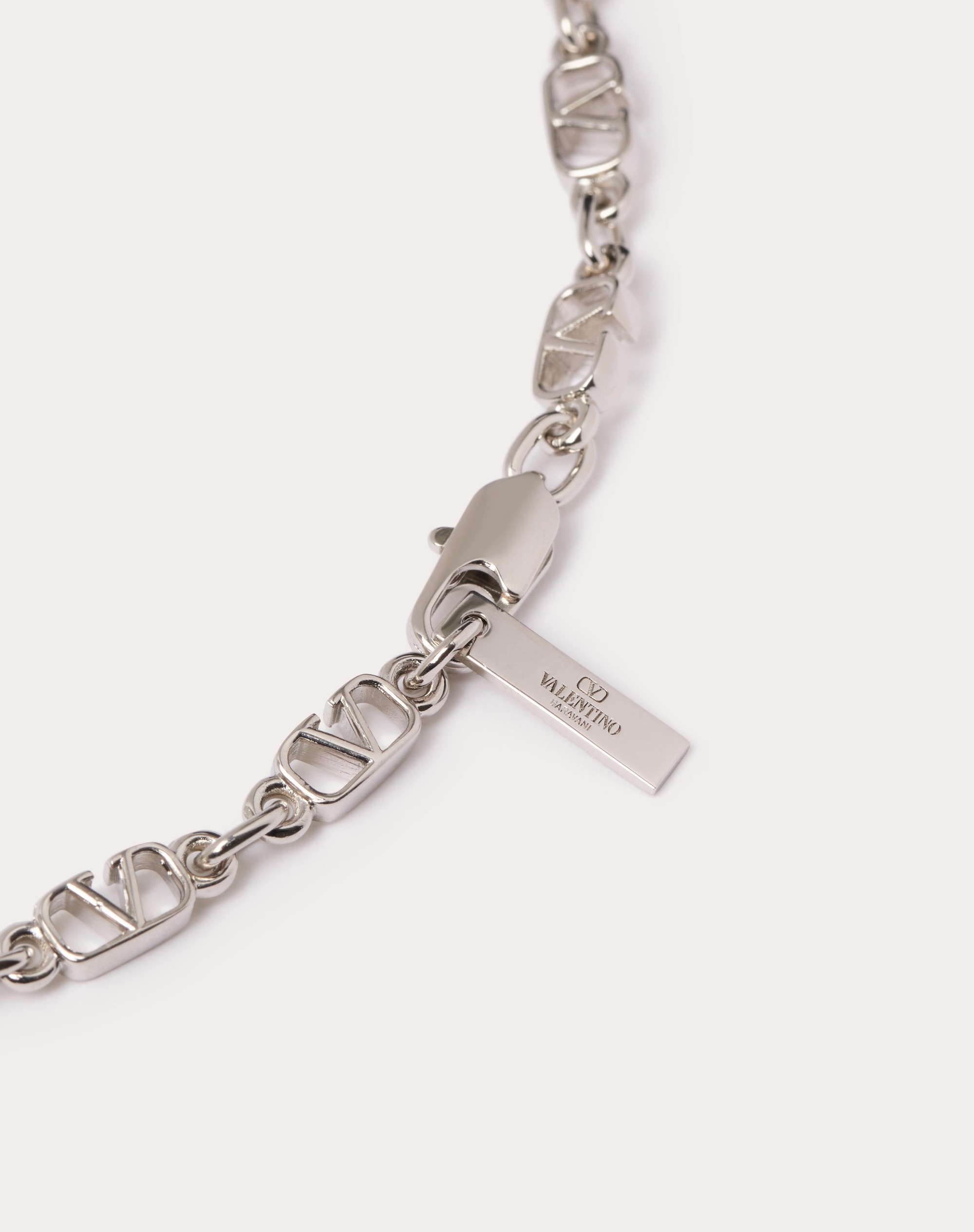 Valentino VLOGO SIGNATURE METAL NECKLACE | REVERSIBLE