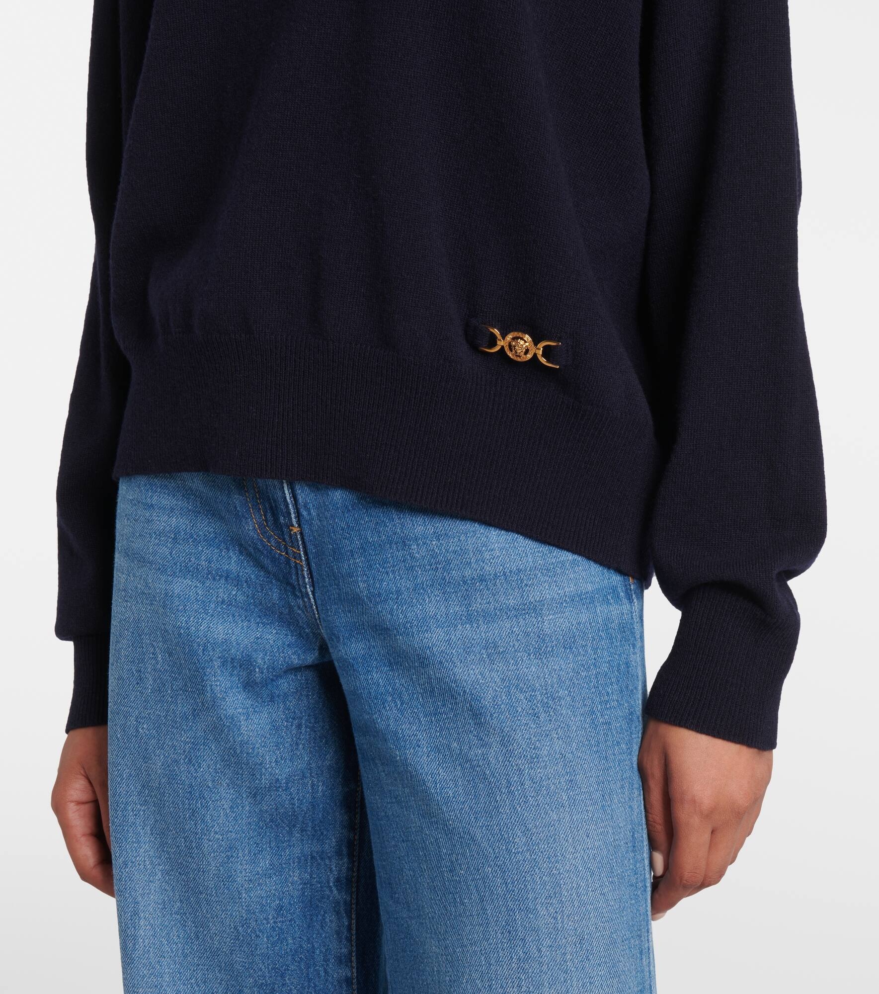 Medusa '95 wool and cashmere sweater - 5