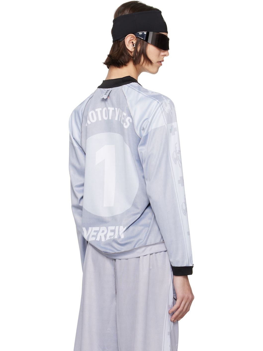 Gray Insideout Football Long Sleeve T-shirt - 3