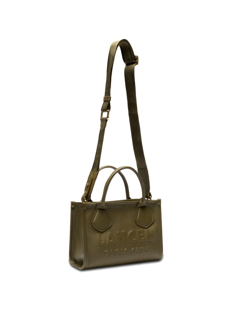 Jour zip leather tote bag 4