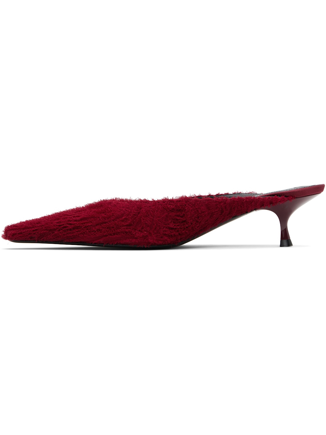 Red Sloan Mules - 3