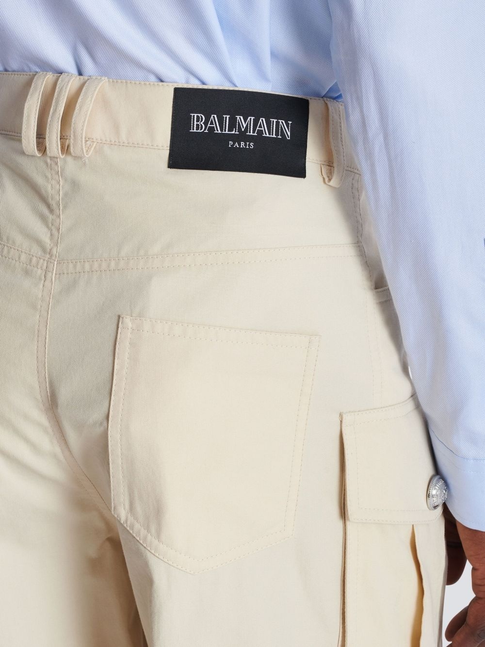 cotton cargo shorts - 6