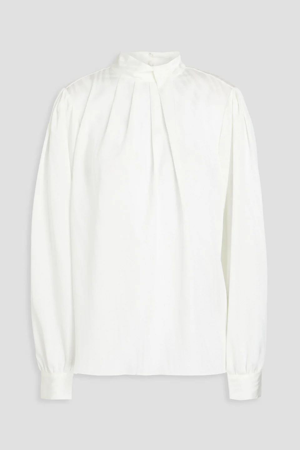 Gillian pleated jacquard top - 1