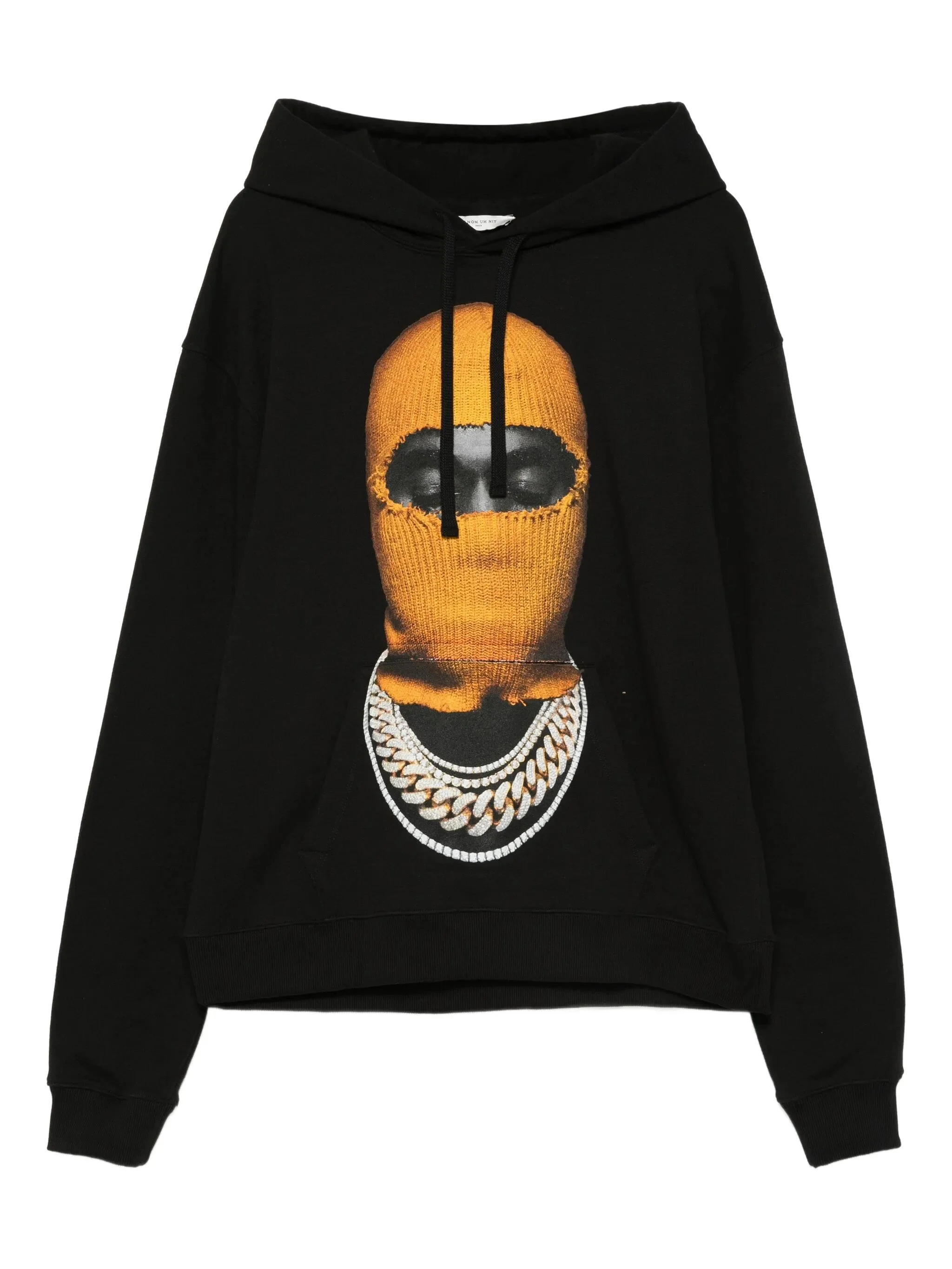 Ih Nom Uh Nit Balaclava-print Cotton Hoodie - 1