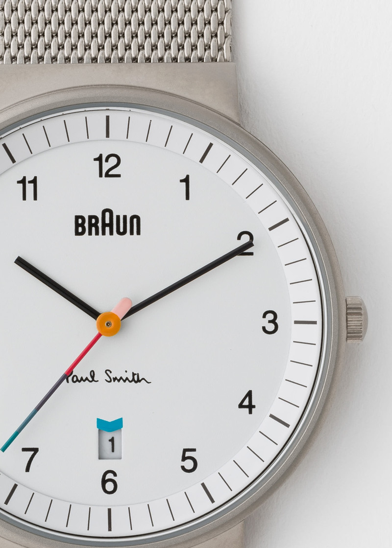 Paul Smith + Braun® Silver Watch 4