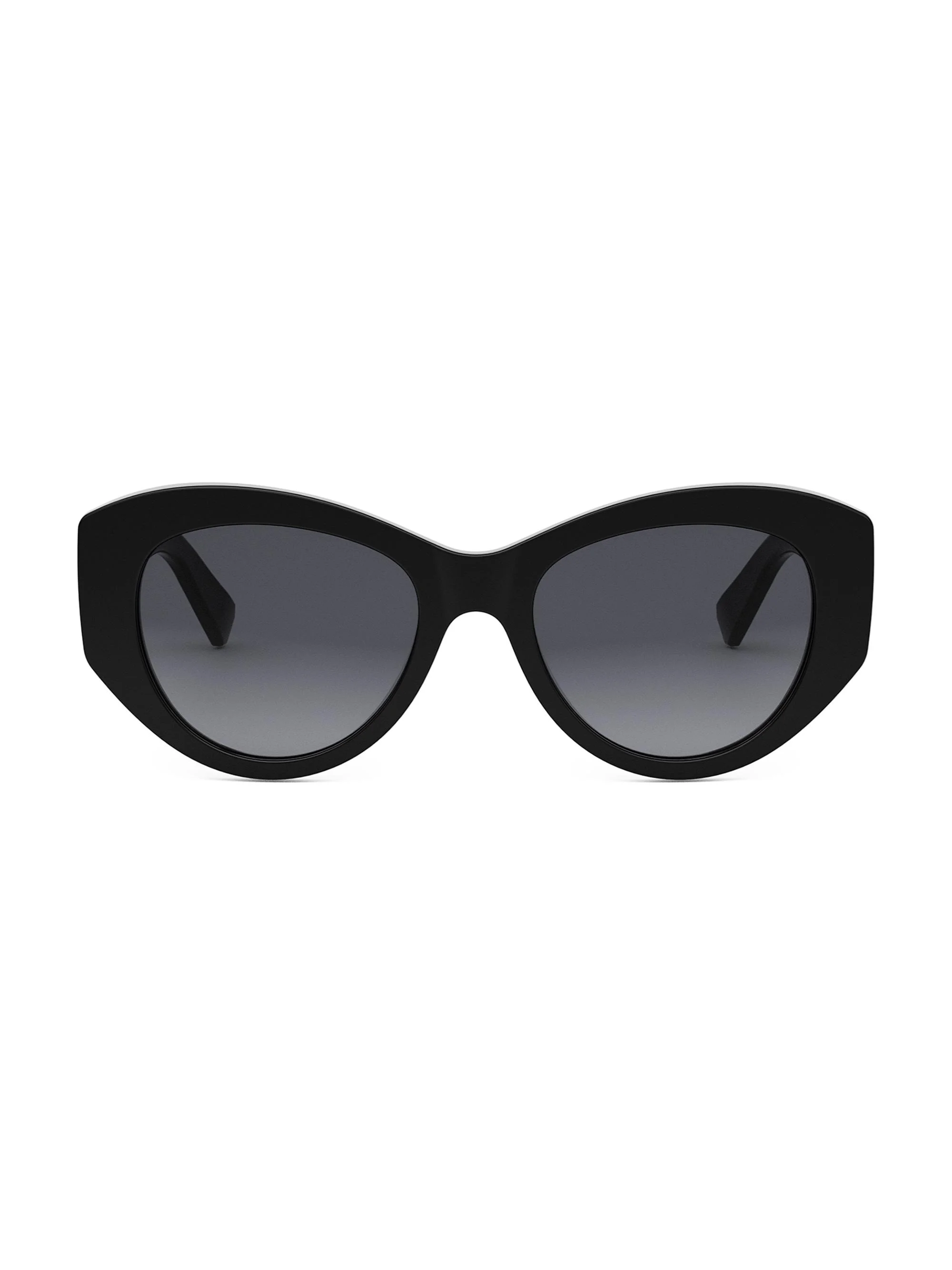 Women's Tubogas 52MM Oval Sunglasses - Black Gold Black - 1