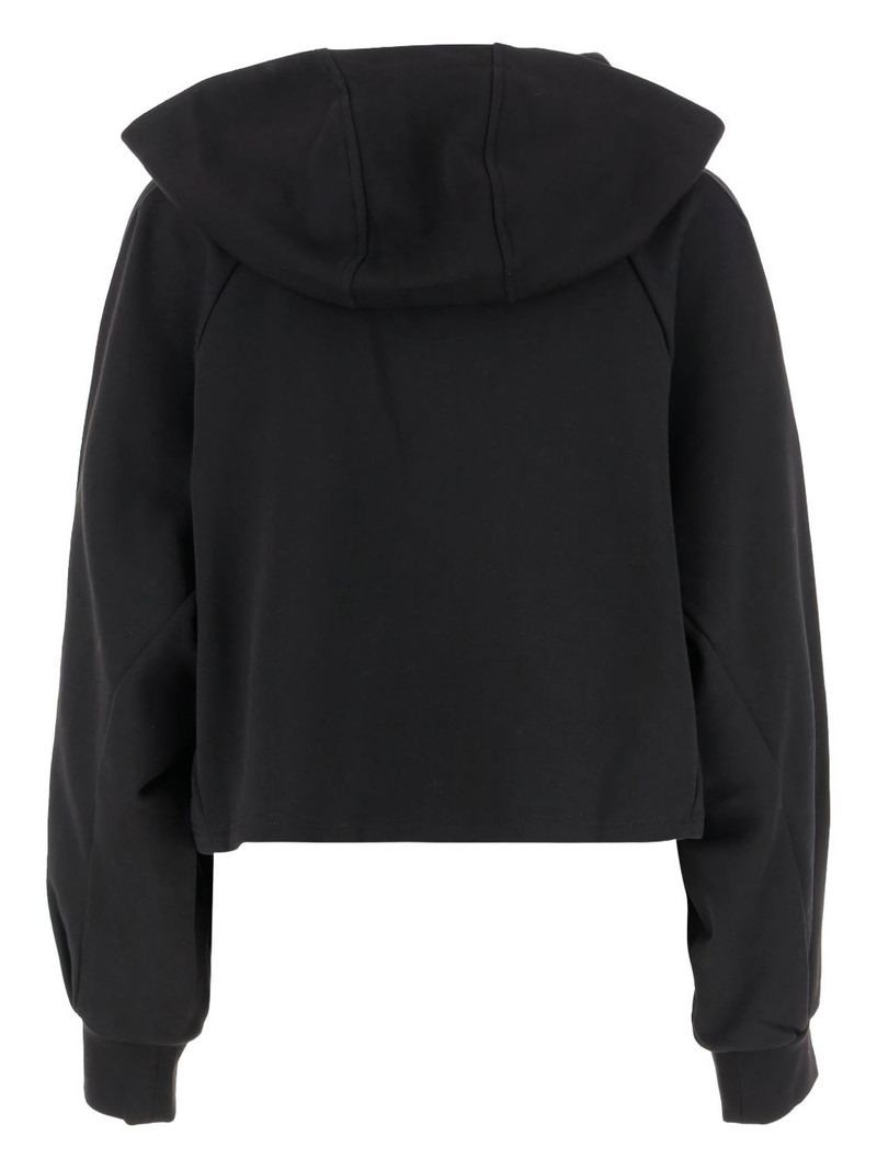 PINKO logo-embroidered hoodie outlook