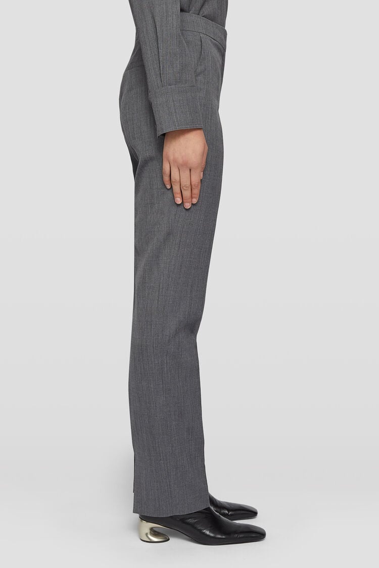 【関税＆送料込み】Jil Sander Tailored Trousers With Centre Jil Sander Tailored trousers with centre-back slit Grey