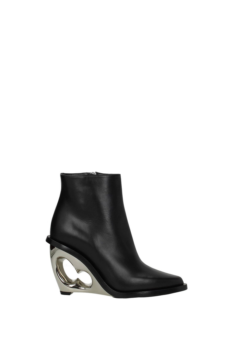 Ankle boots Leather Black - 1