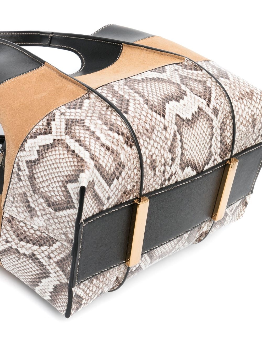 Timeless snakeskin print tote bag - 5