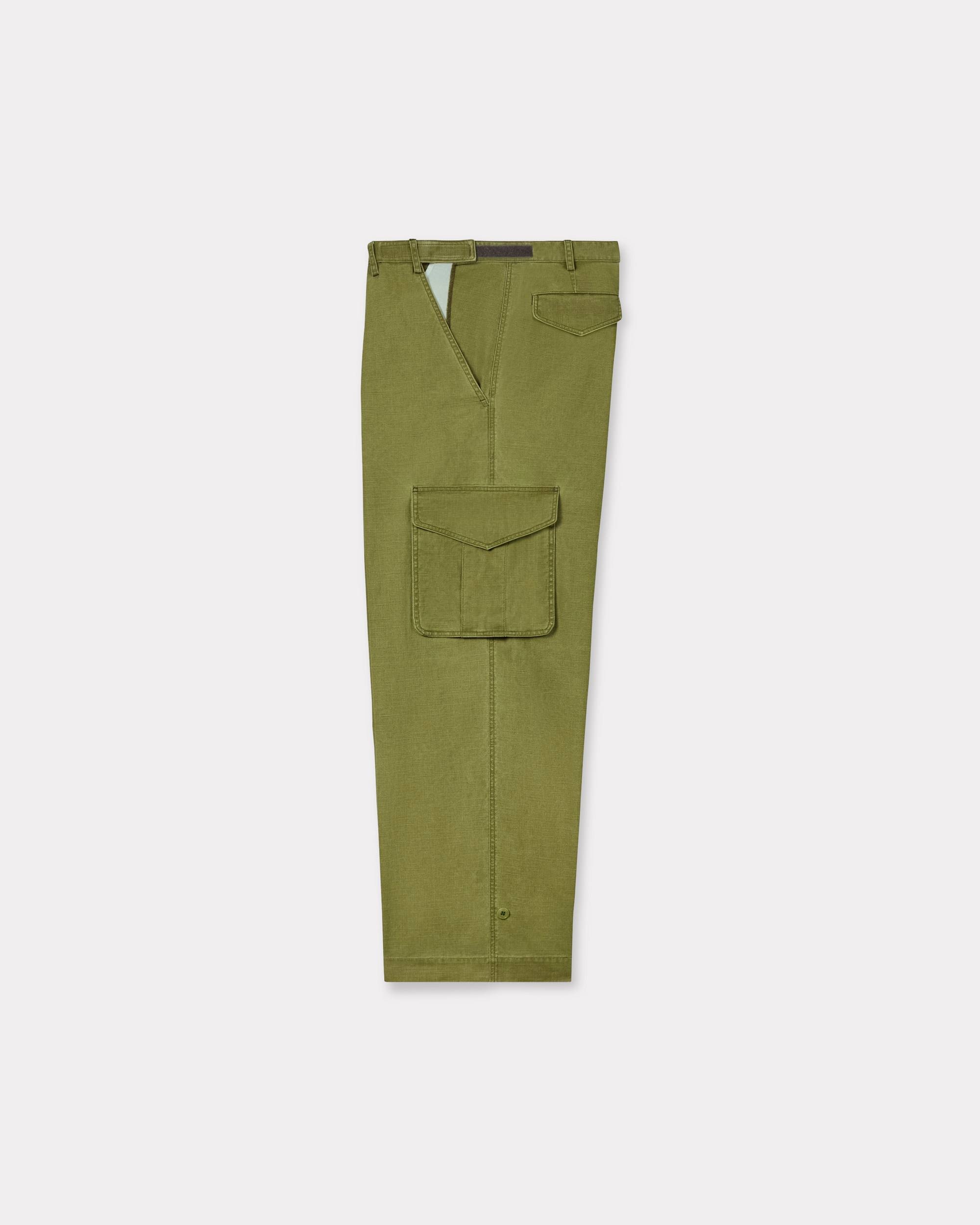 Adjustable cargo pants in cotton - 3