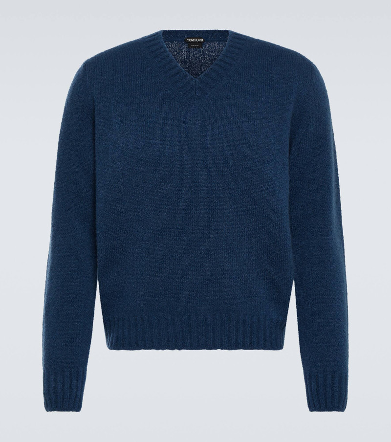 Cashmere and silk-blend sweater 1