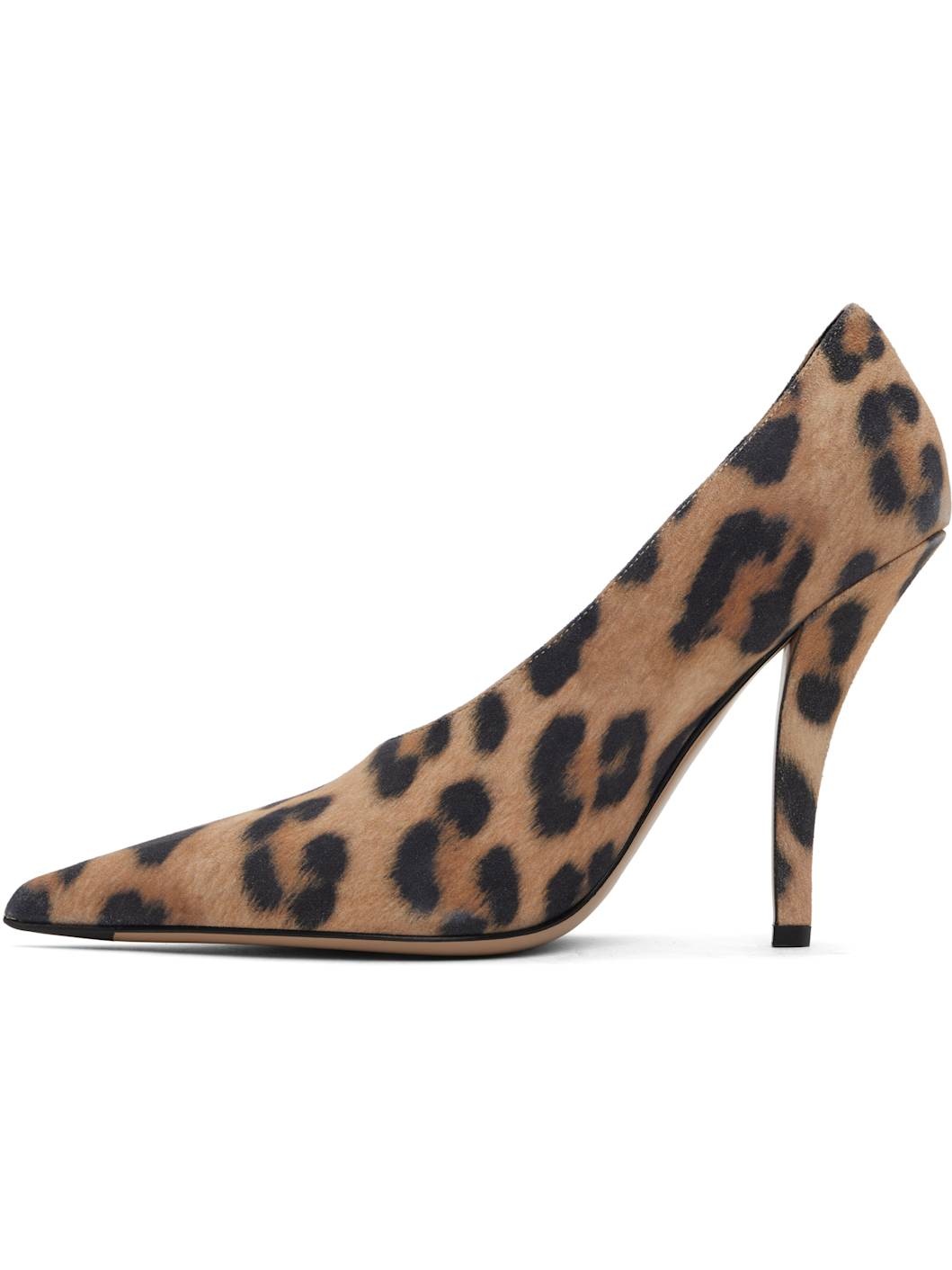 Tan & Black Jessica Heels - 3