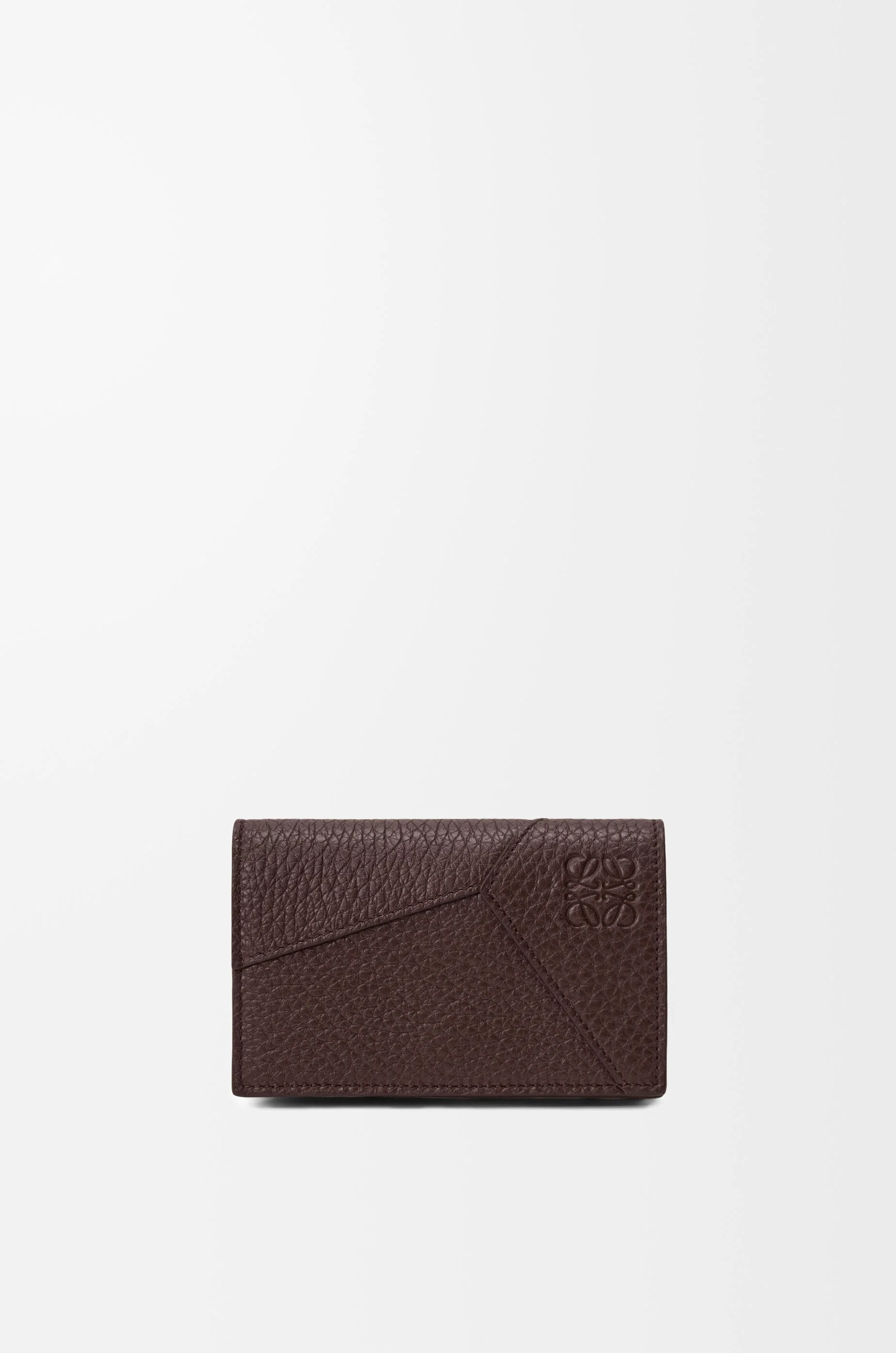 Puzzle business cardholder in supple grained calfskin - 1