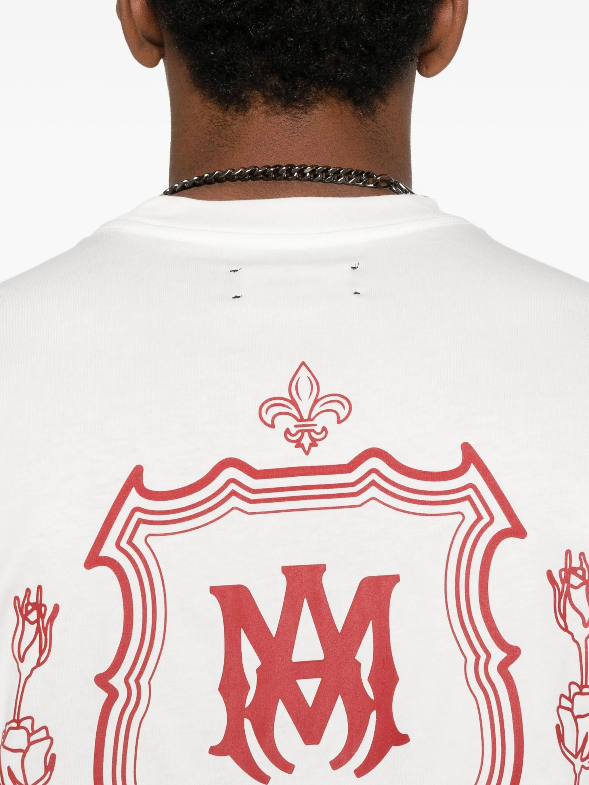 Amiri Crest-embellished T-shirt - 2