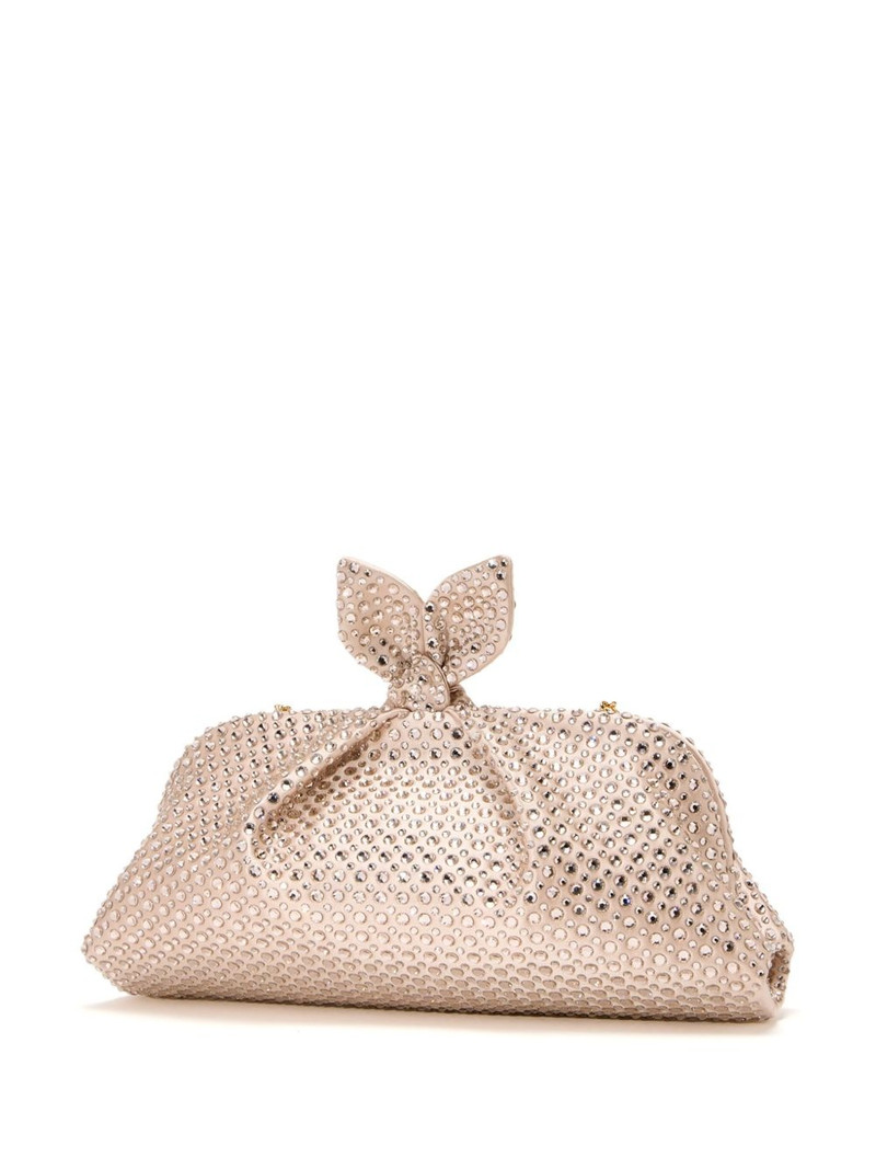 AQUAZZURA crystal-embellished clutch bag outlook